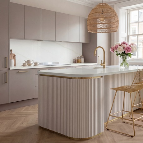 Nougat Cream, HIMACS - Solid Surface Countertops | LX Hausys US